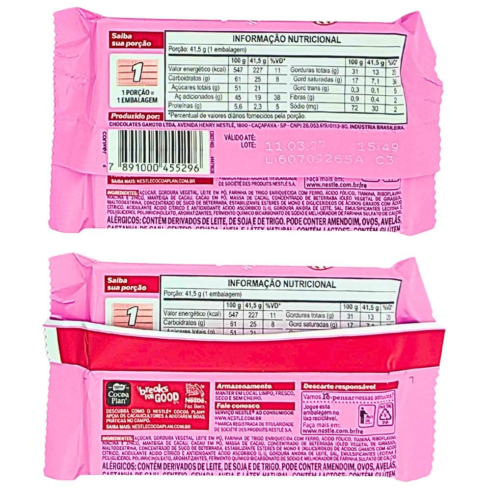 Kit Kat The Hero Tutti Frutti 41.5g Brazil Limited Edition Case Of 24