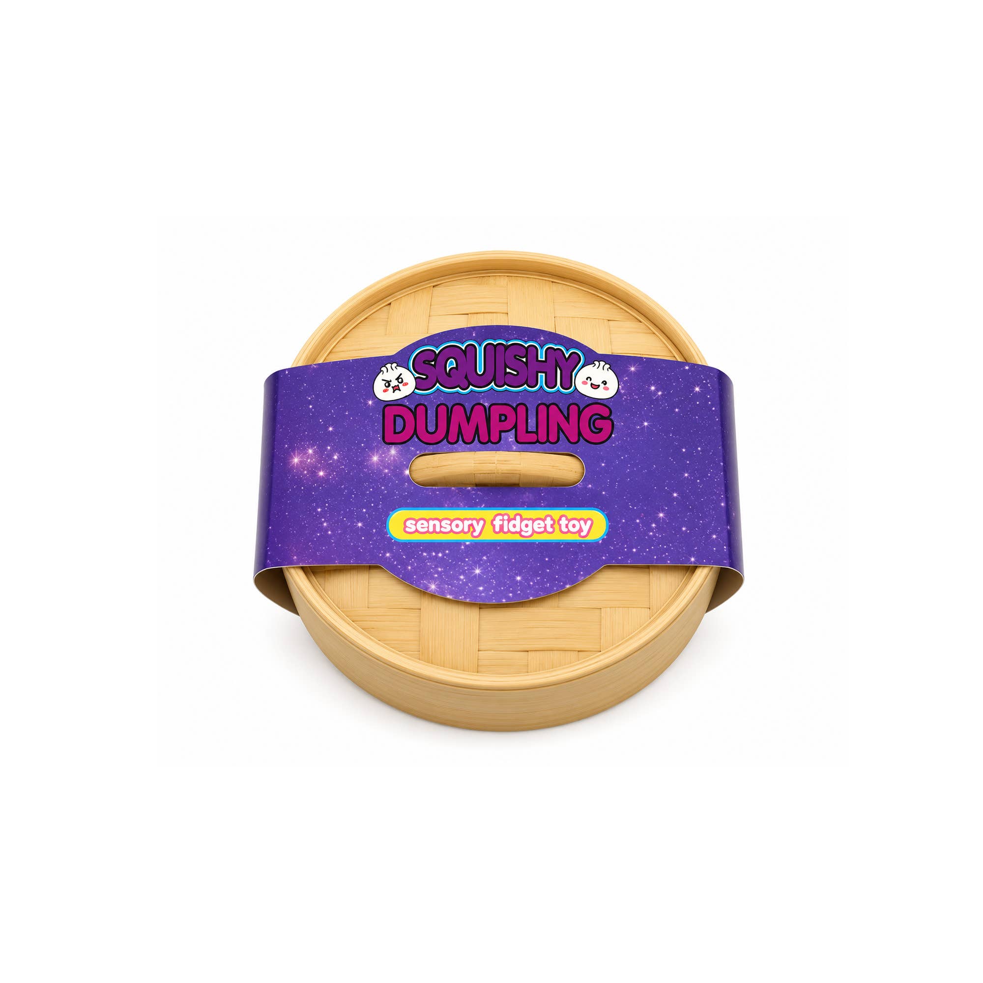 Mini Glitter Dumpling Squishy – Mystery Sensory Toy Display