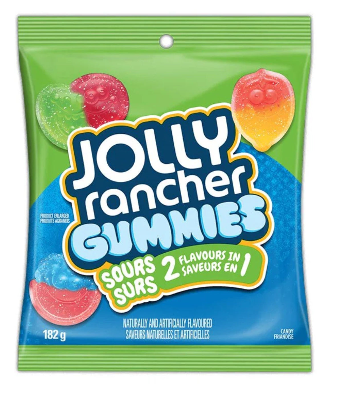 Jolly Rancher 2 in 1 Gummies Sour Surs - 182g - (Canada)