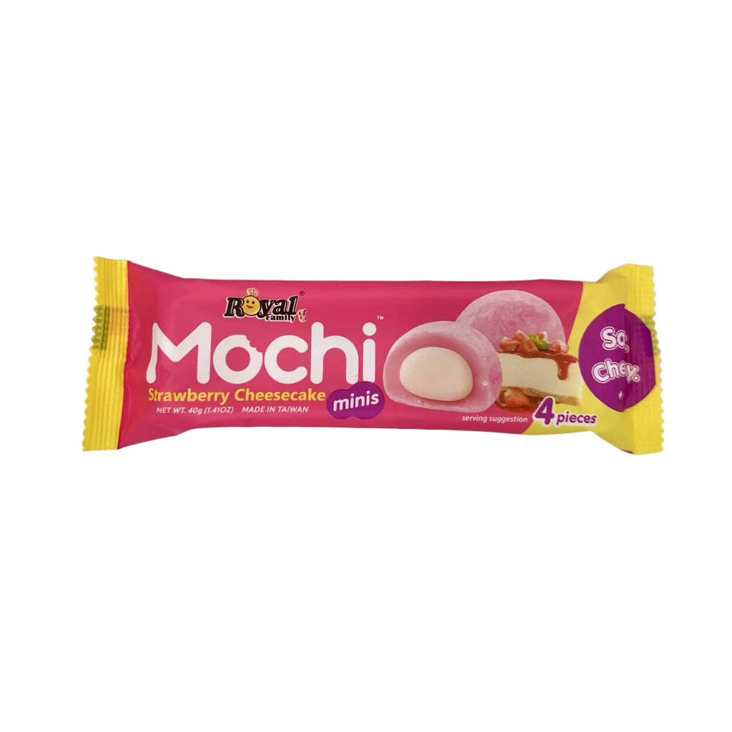 Royal Family Strawberry Cheesecake Mochi Minis 40g (Taiwan)