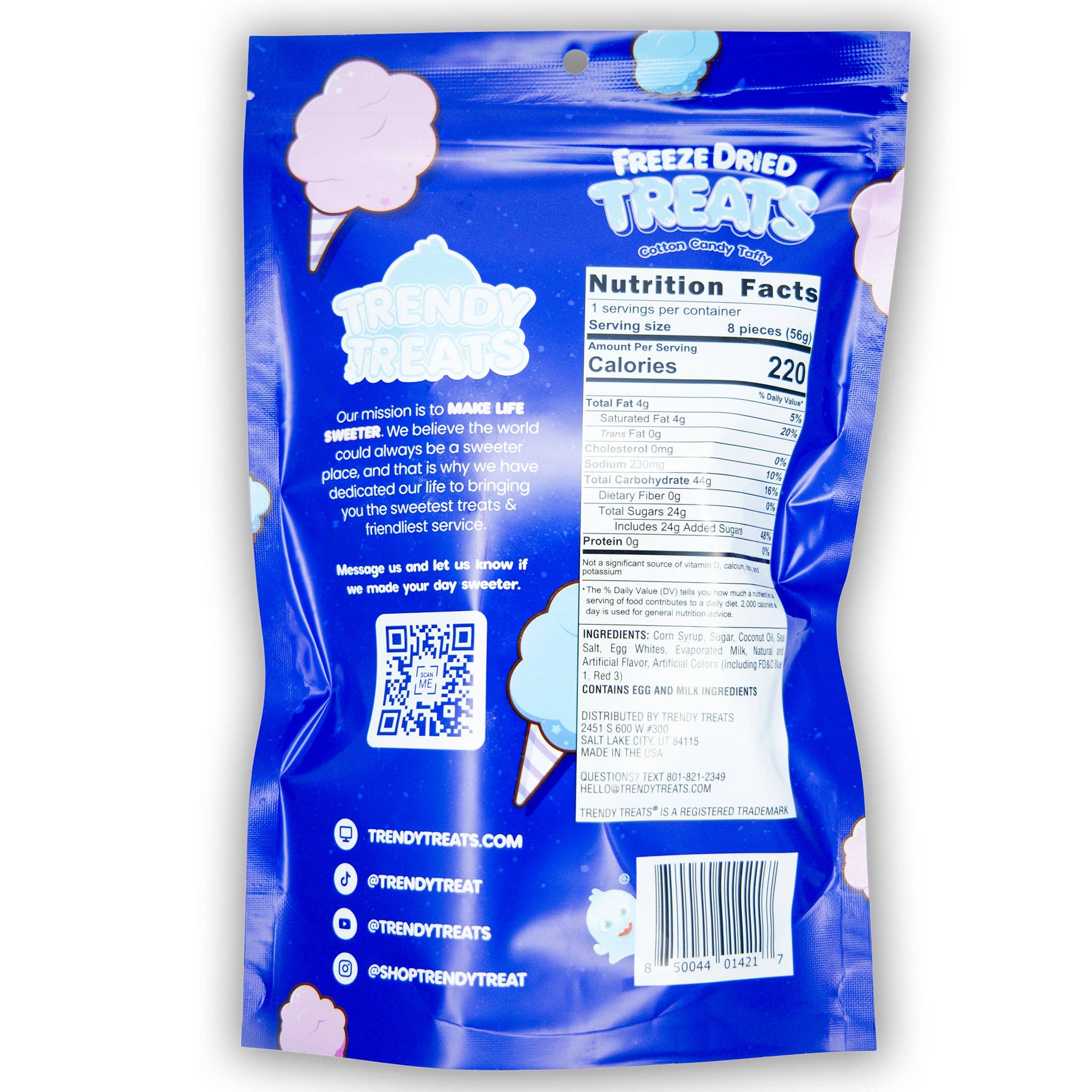 Freeze Dried Cotton Candy Taffy!