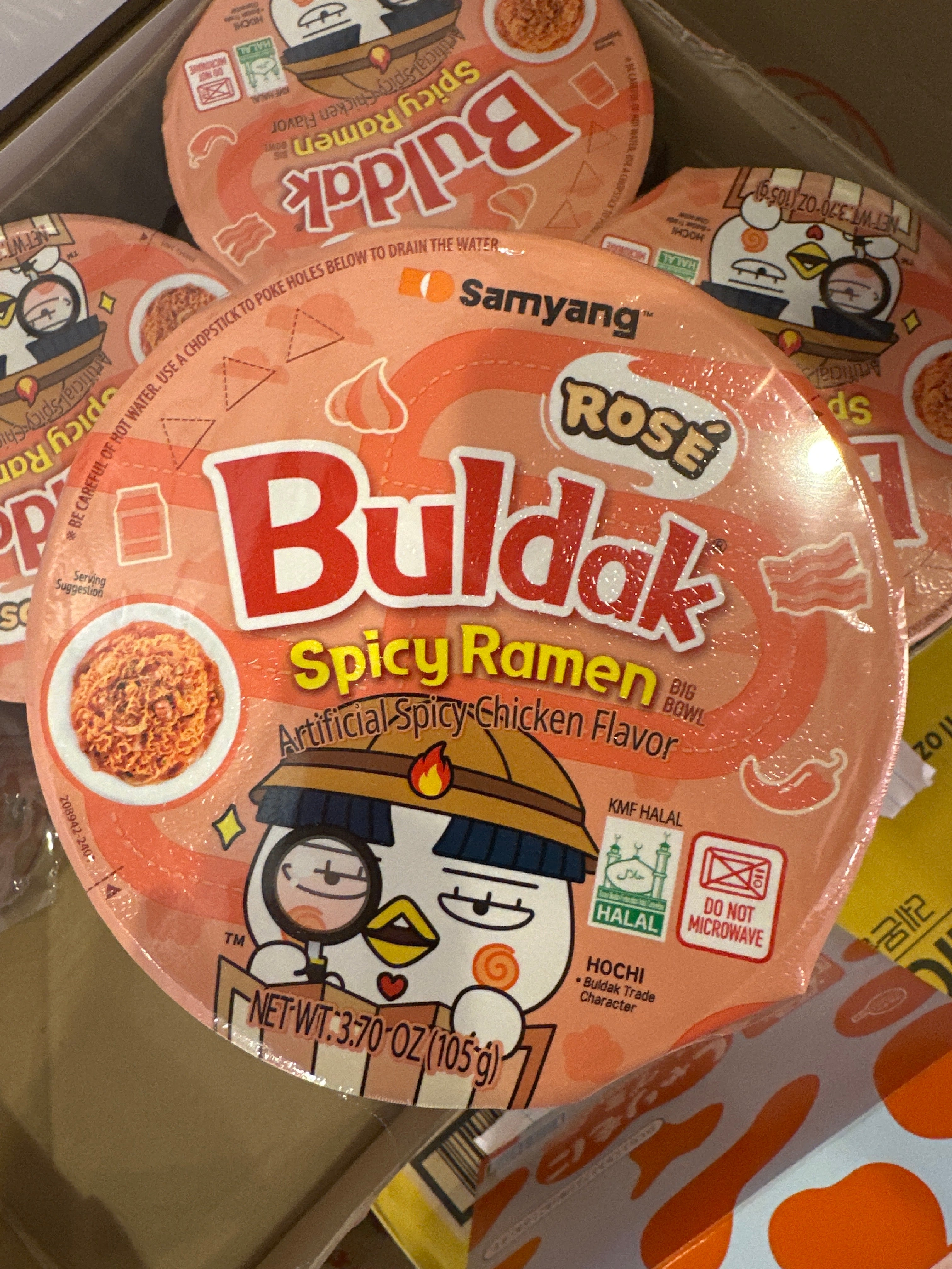 Buldak Rosé spicy ramen