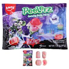 Amos Halloween Peelerz Body Parts Gummies candy