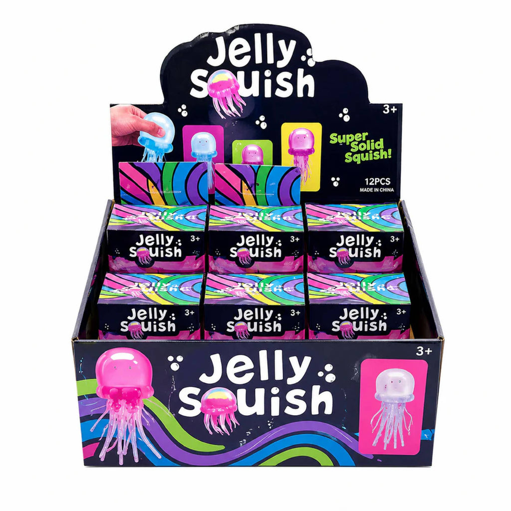 Jellyfish Squishy Stress Ball – Slow-Rise Sensory Fidget Toy