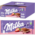 Milka  erdbeer  strawberry