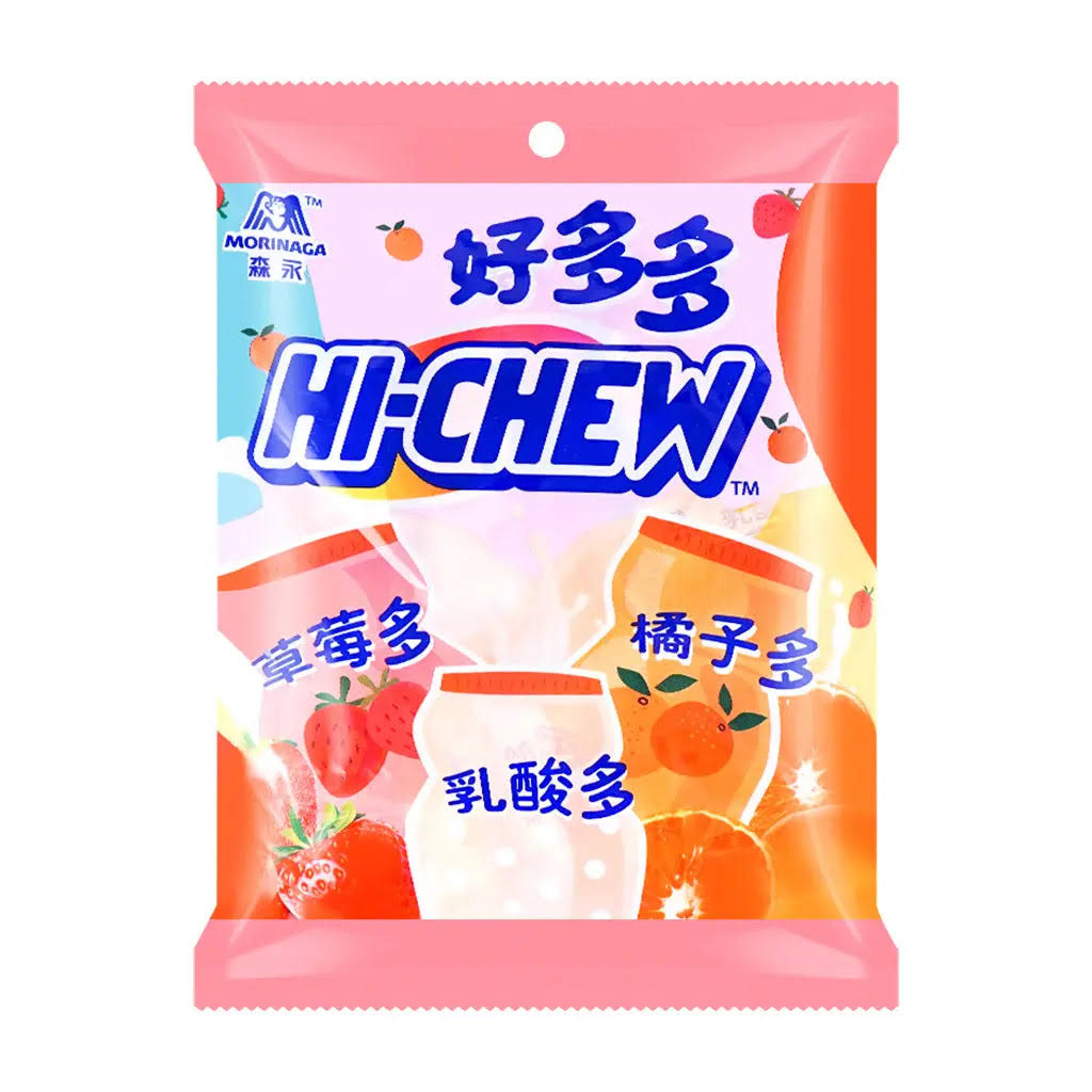 Hi-chew soft candy strawberry orange yogurt (Taiwan)