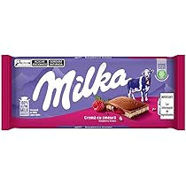Milka raspberry cream