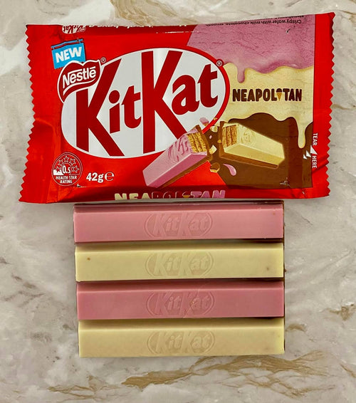 Australian  Nestle Kit Kat Neapolitan Bar 1.48 oz (42g)