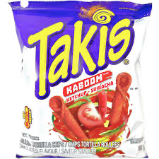Takis kaboom ketchup-sriracha