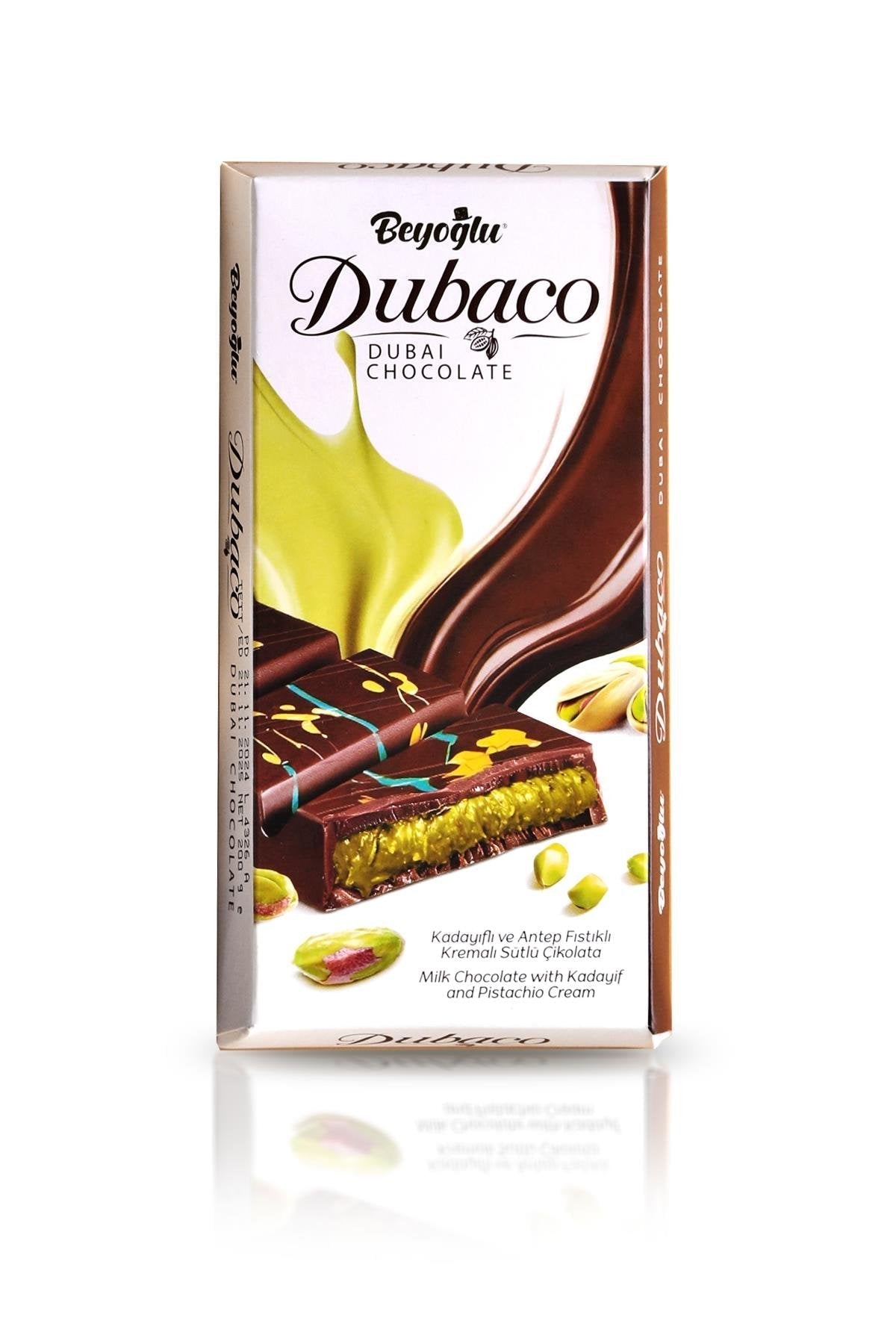 Beyoglu Dubaco Pistachio Dubai Chocolate 95g