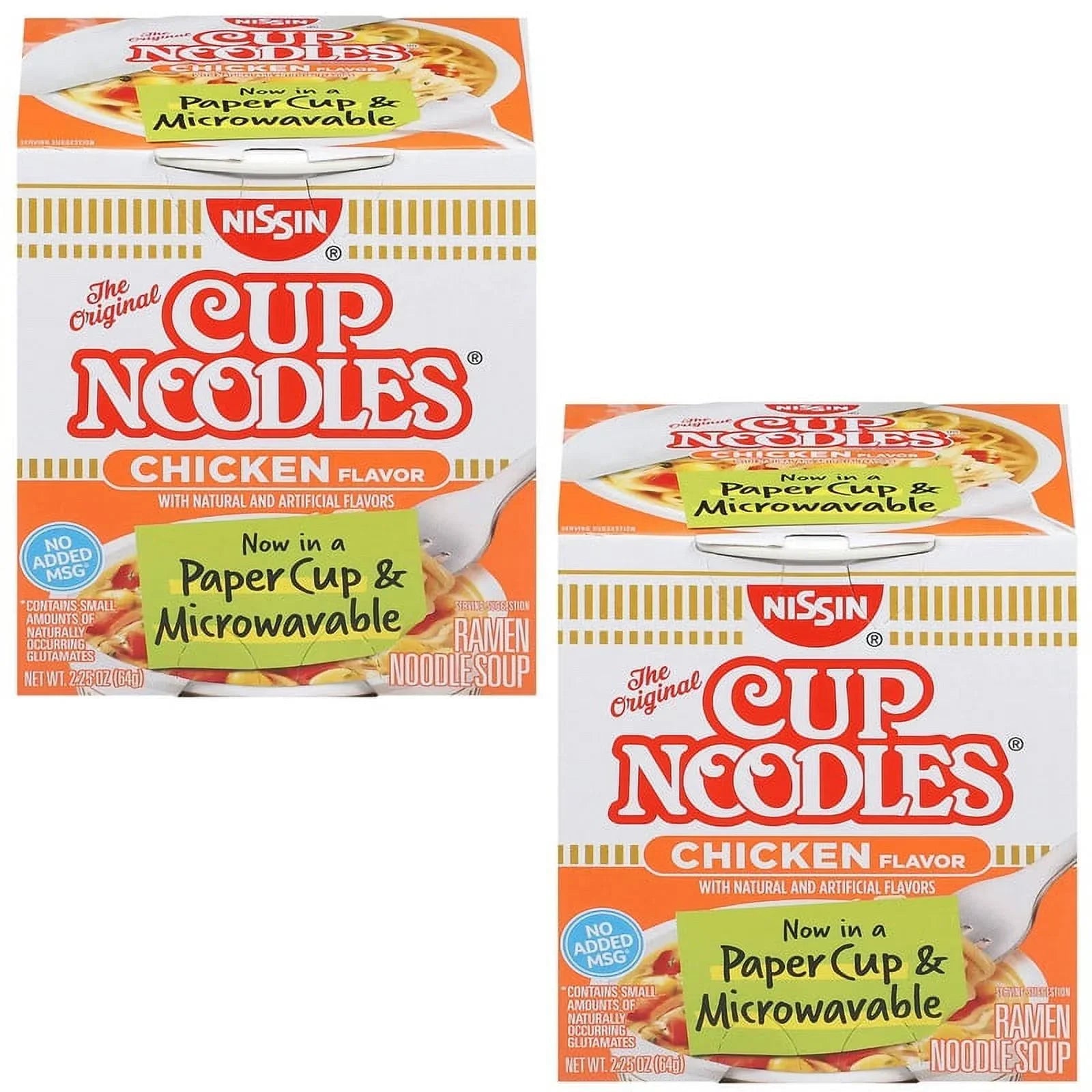 Nissin chicken flavor cup noodles