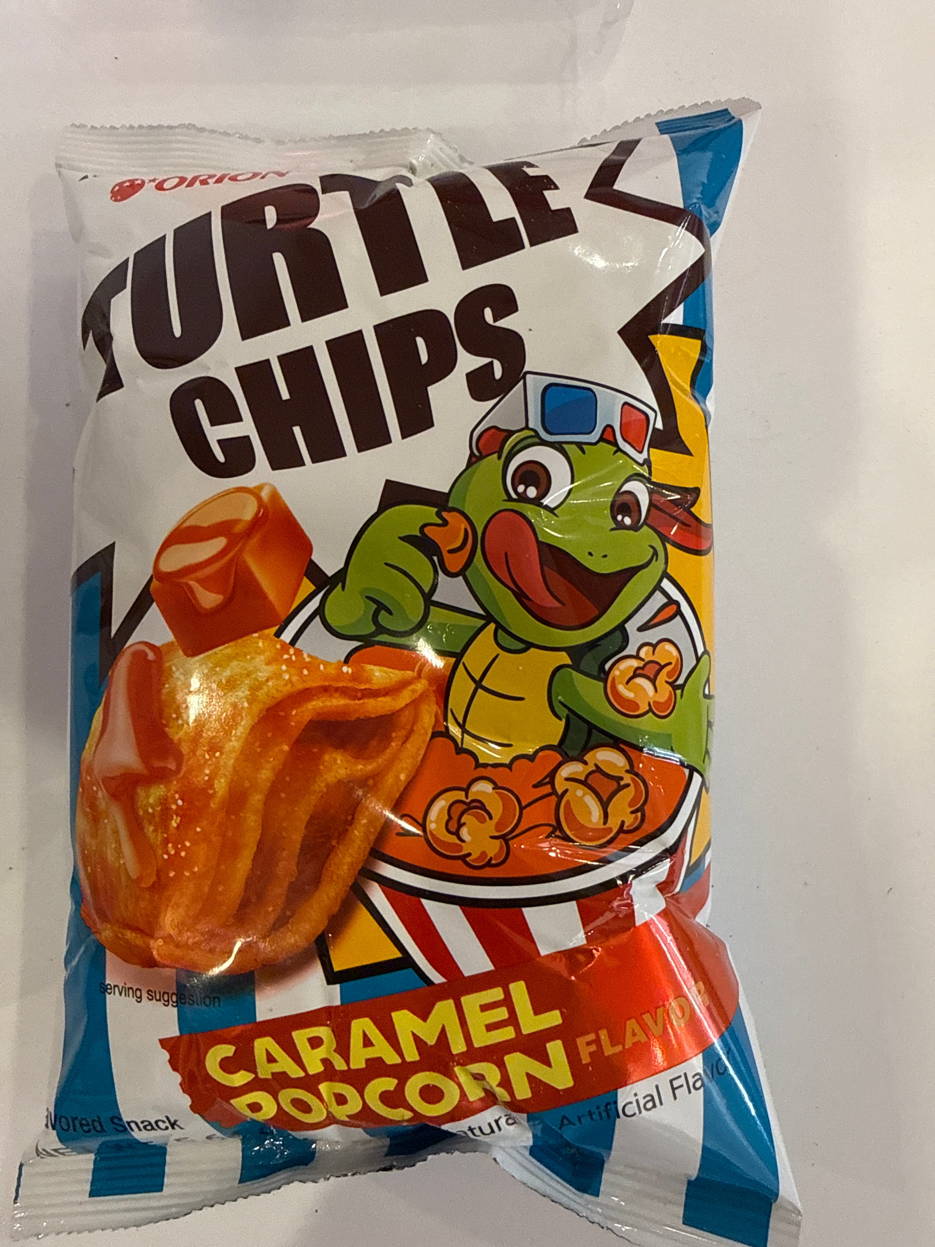 Orion Turtle chips Caramel Popcorn