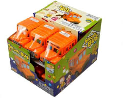 Kidsmania skool bus candy toy