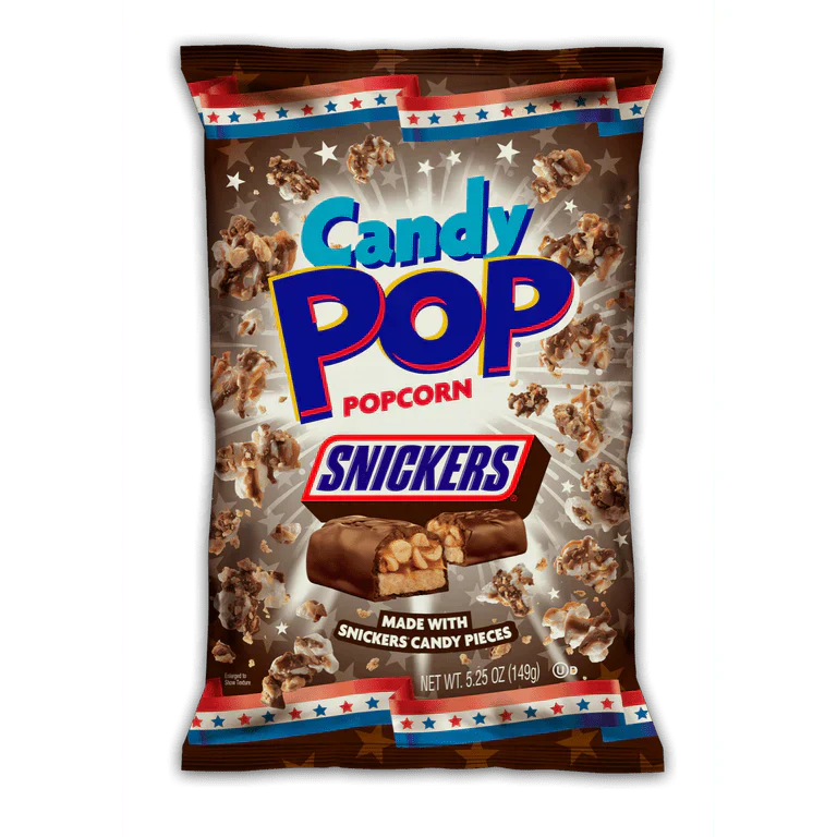 Snickers Candy Popcorn