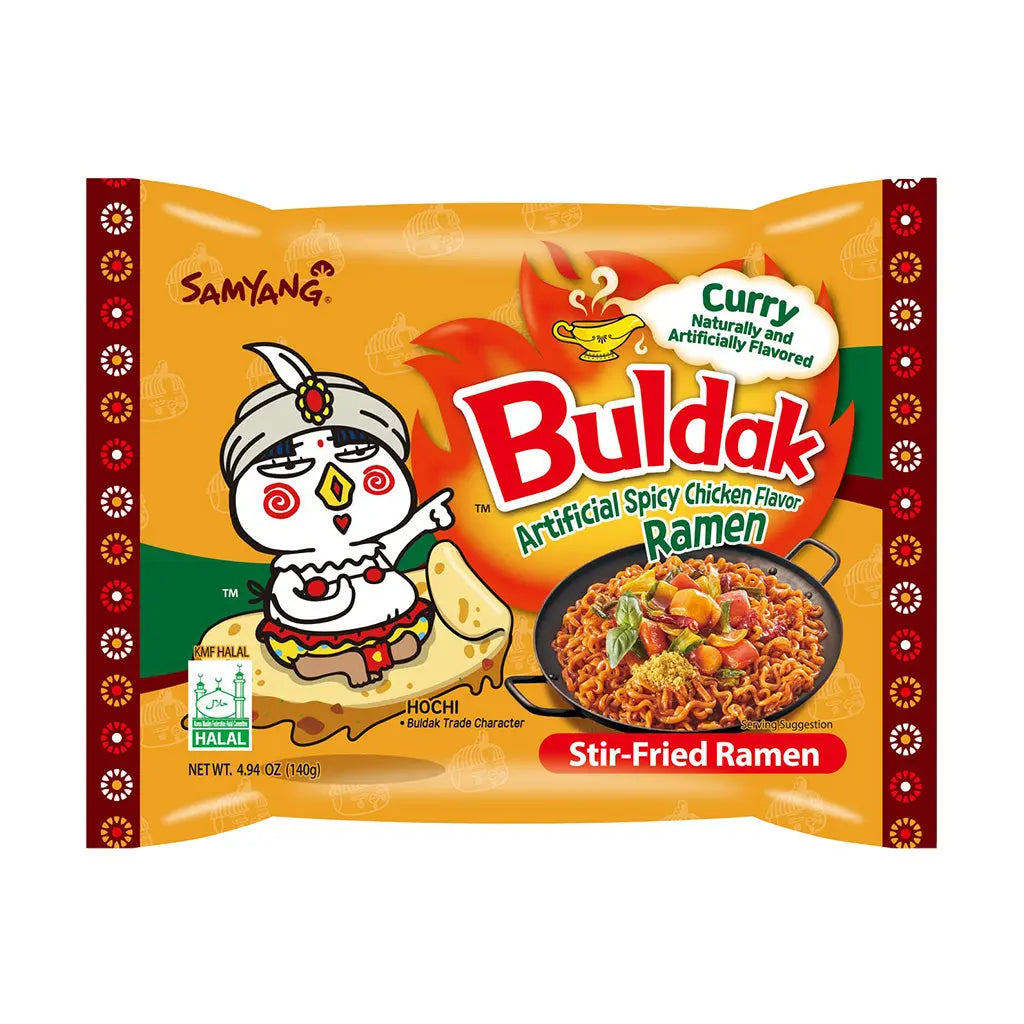 Curry Hot Chicken Flavor Stir-Fried Ramen