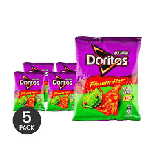 Doritos Flamin Hot and spicy  lime flavor (Taiwan)