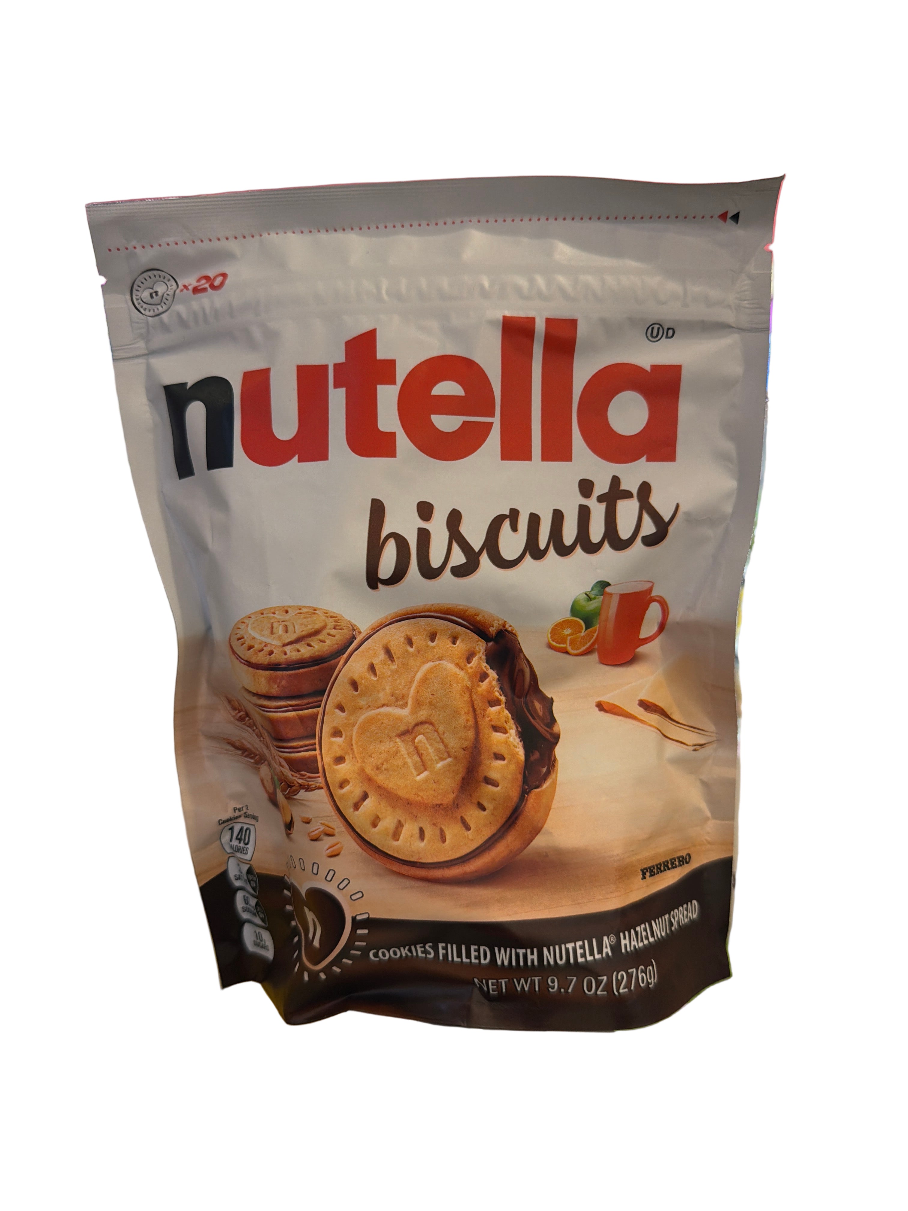 Nutella biscuits cookie filled with nutella