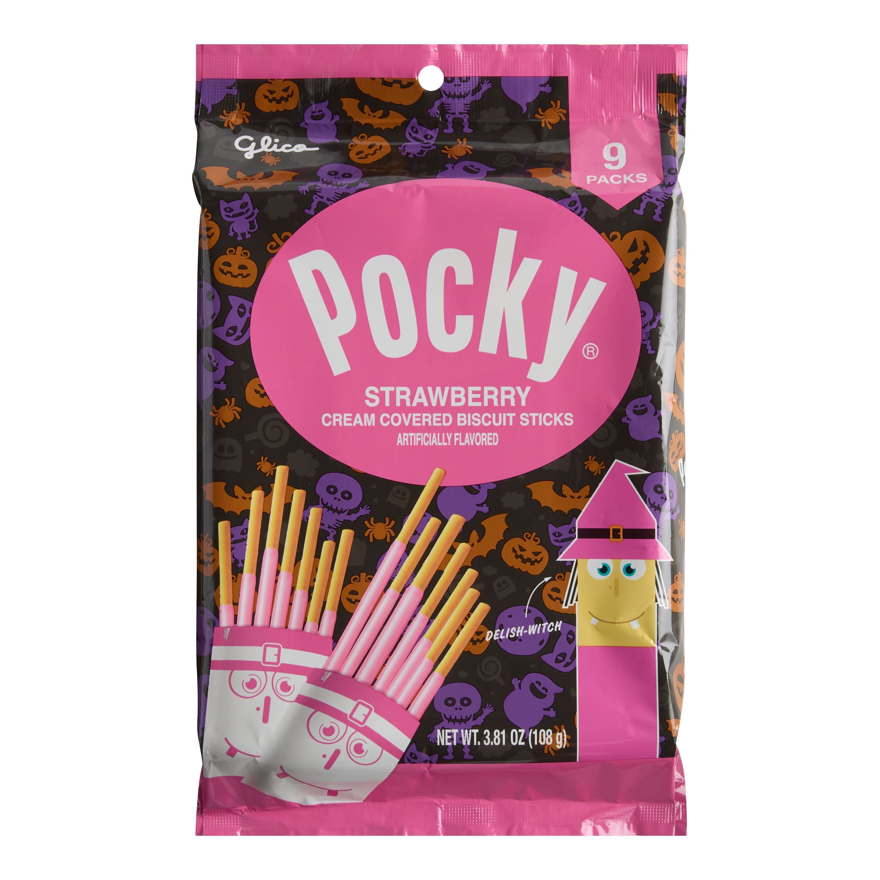 Pocky Strawberry Biscuit Sticks Happy Halloween Value Pack