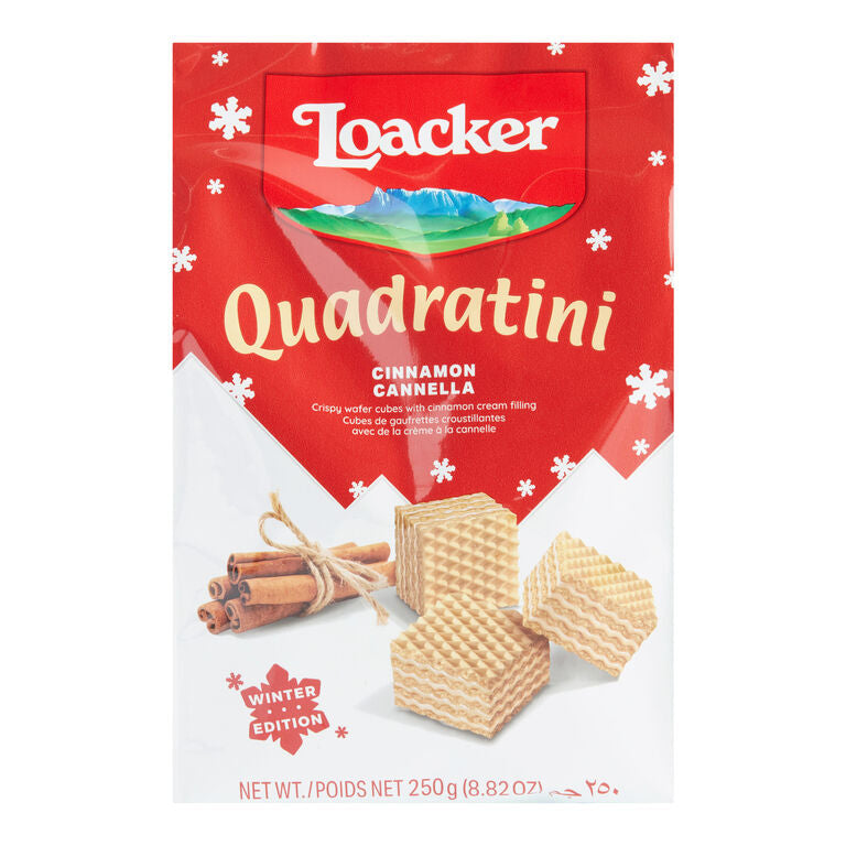 Loacker Quadratini cinnamon cannella