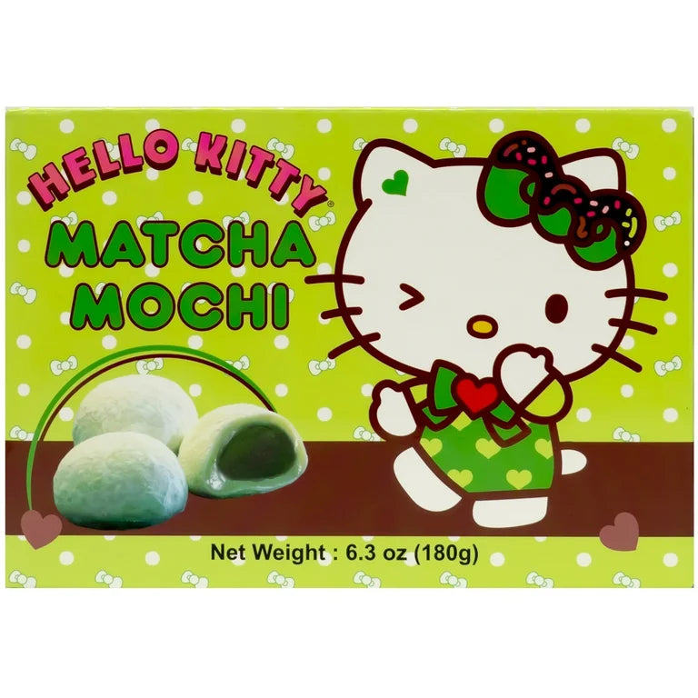 Hello Kitty Matcha Mochi.