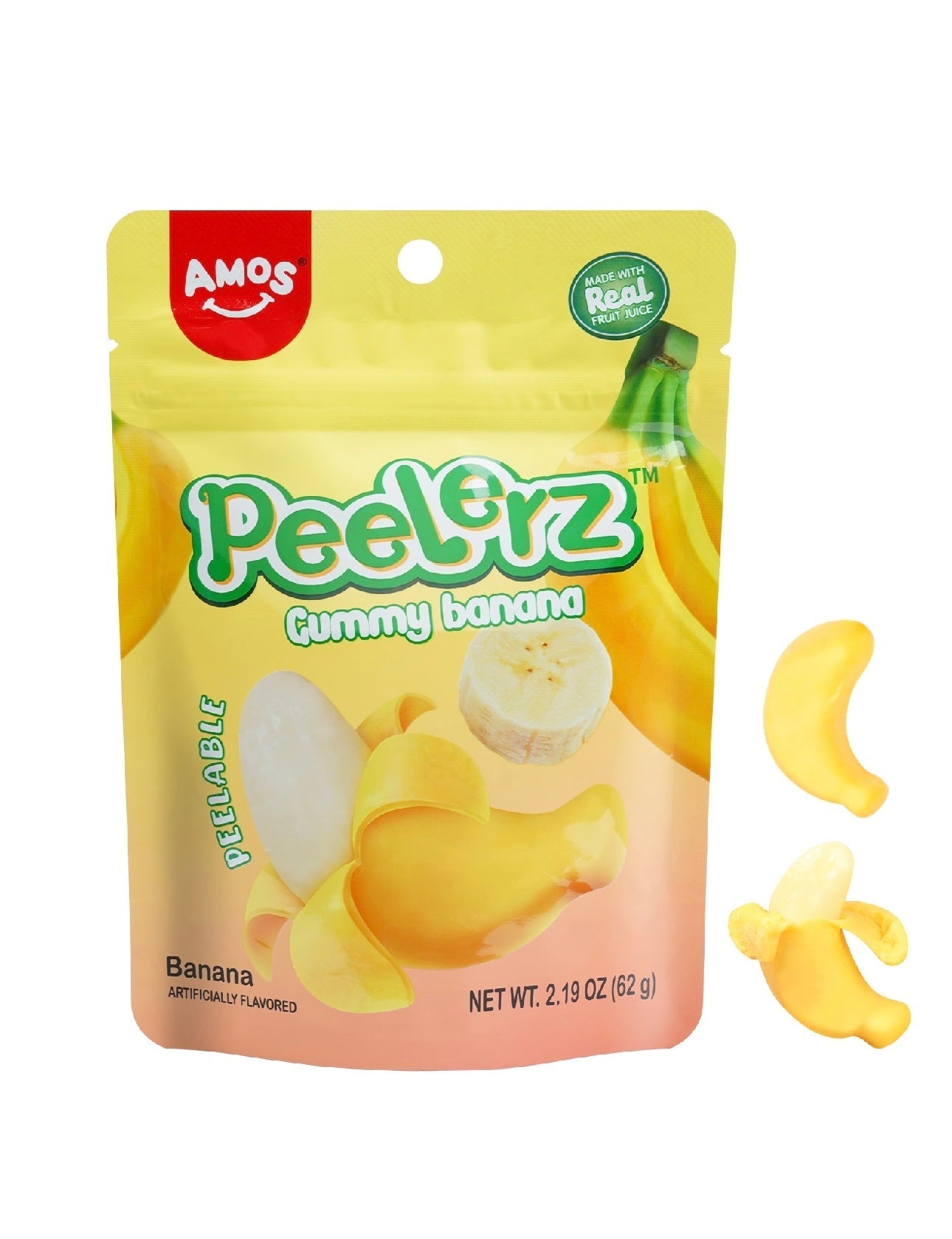 Amos Peelerz Candy Gummy Banana