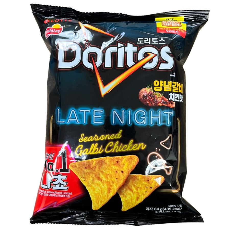 DORITOS Late Night OVEN ROASTED CHICKEN FLAVOR, Product of Korea 84g