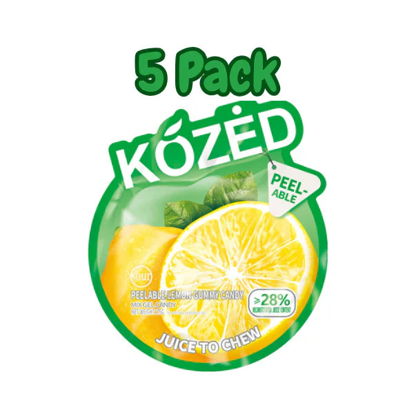 Kozed lemon gummy candy