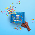 RITTER SPORT LIMITED EDITION SMARTIES IN MILK CHOCOLATE 100G