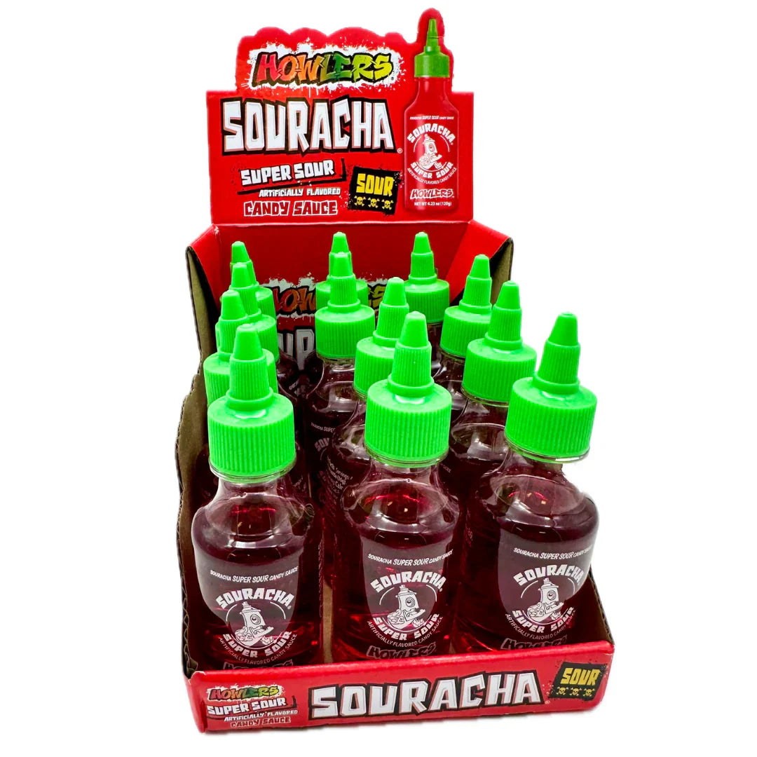 Howlers souracha sour candy sauce