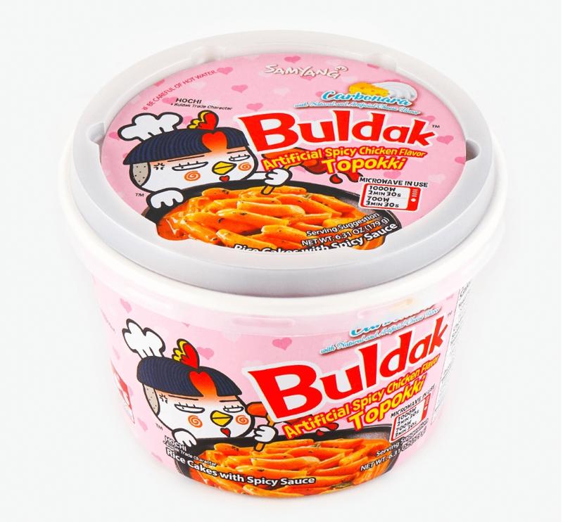 Buldak Spicy Chicken Carbonara Topokki(179 g)
