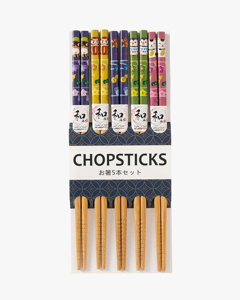 5 Pieces Chopstick Set Sakura