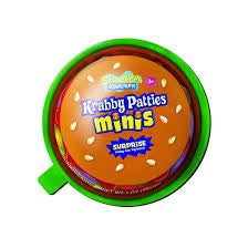 Krabby Patties Mini Candy and Toy Surprise
