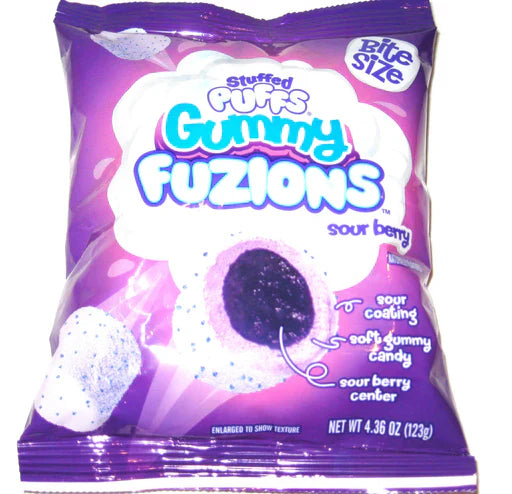 Stuffed Puffs Gummy Fusions Sour Berry 4.36oz