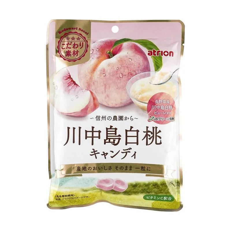 Atrion Seika Kawanakajima White Peach Candy 2.5 oz (70 g)