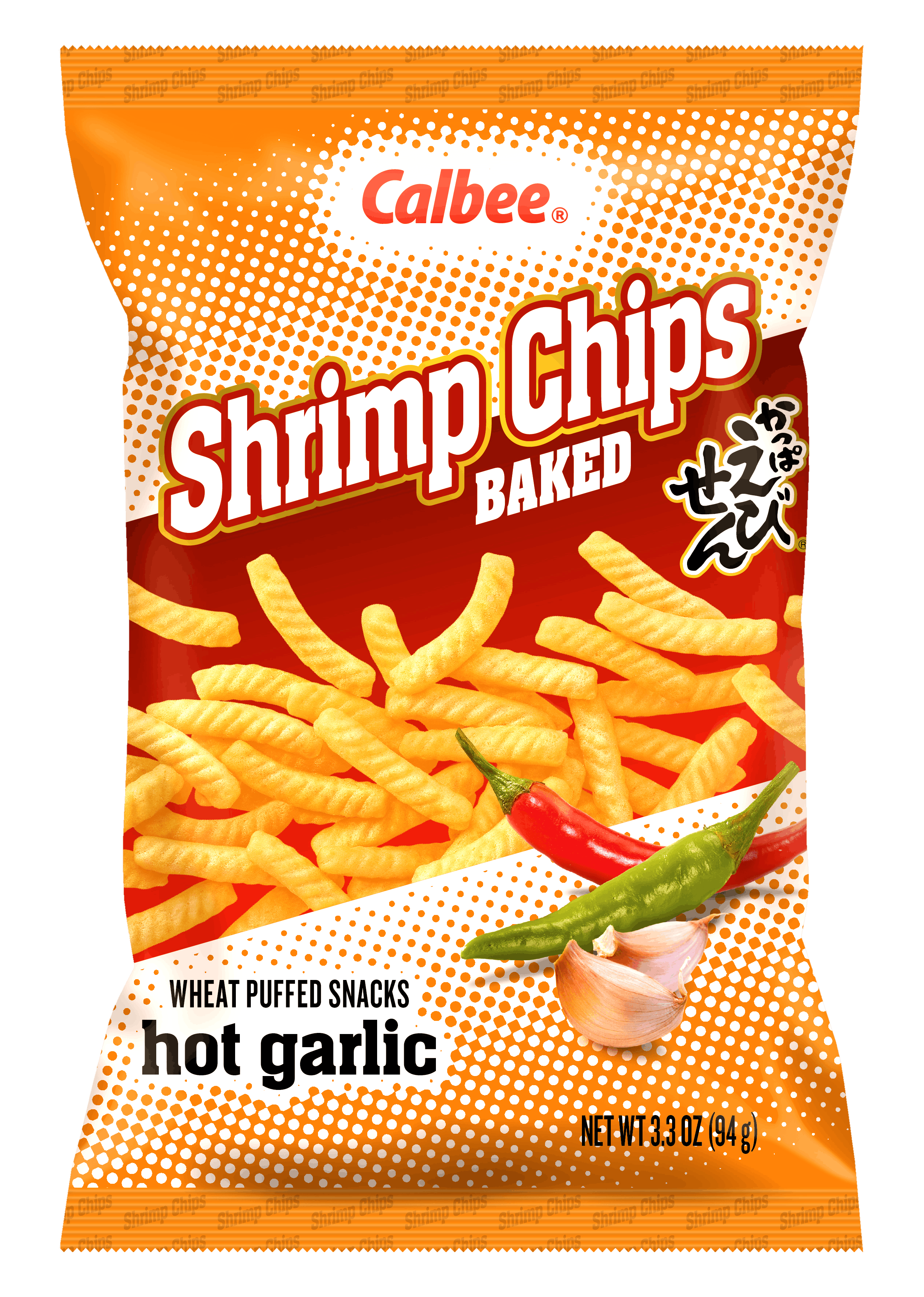 Calbee Shrimp Chips - Hot Garlic, Japan