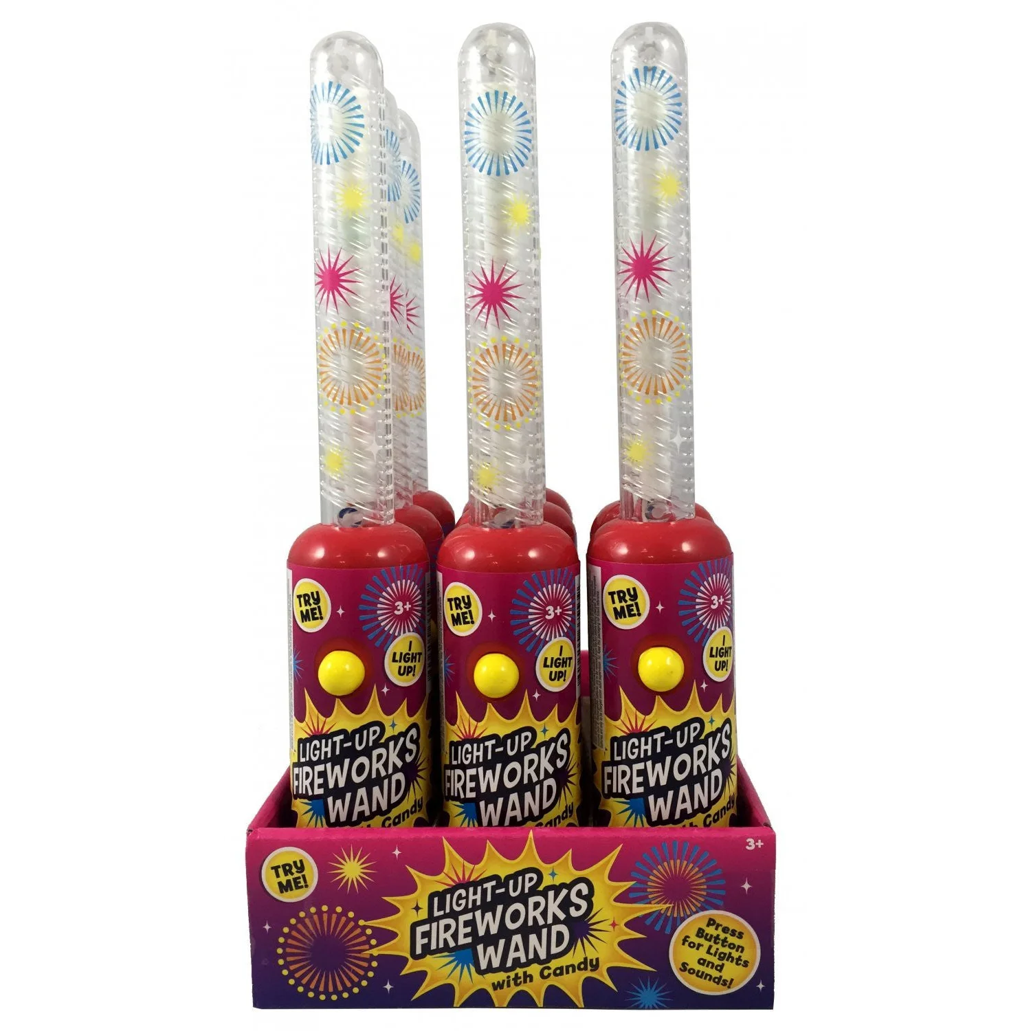 Fireworks light and sound wand candy