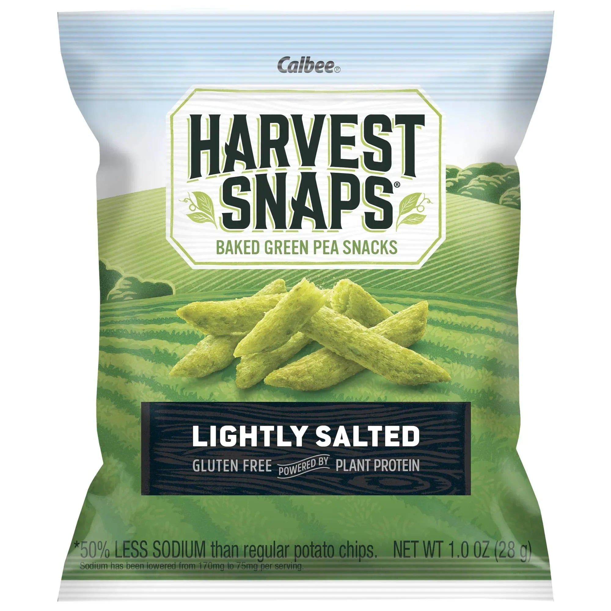 Harvest Snaps baked green pea snacks 1.2LB