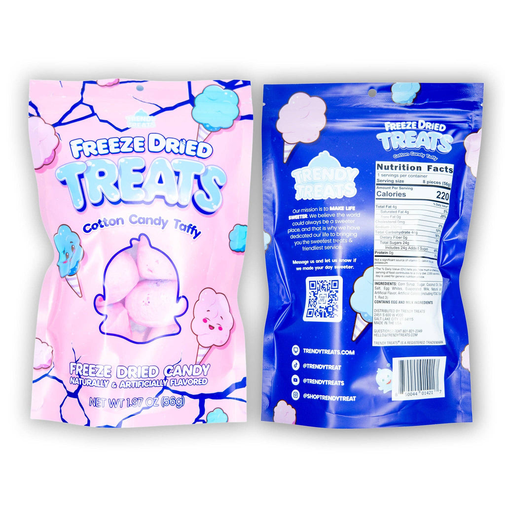 Freeze Dried Cotton Candy Taffy!