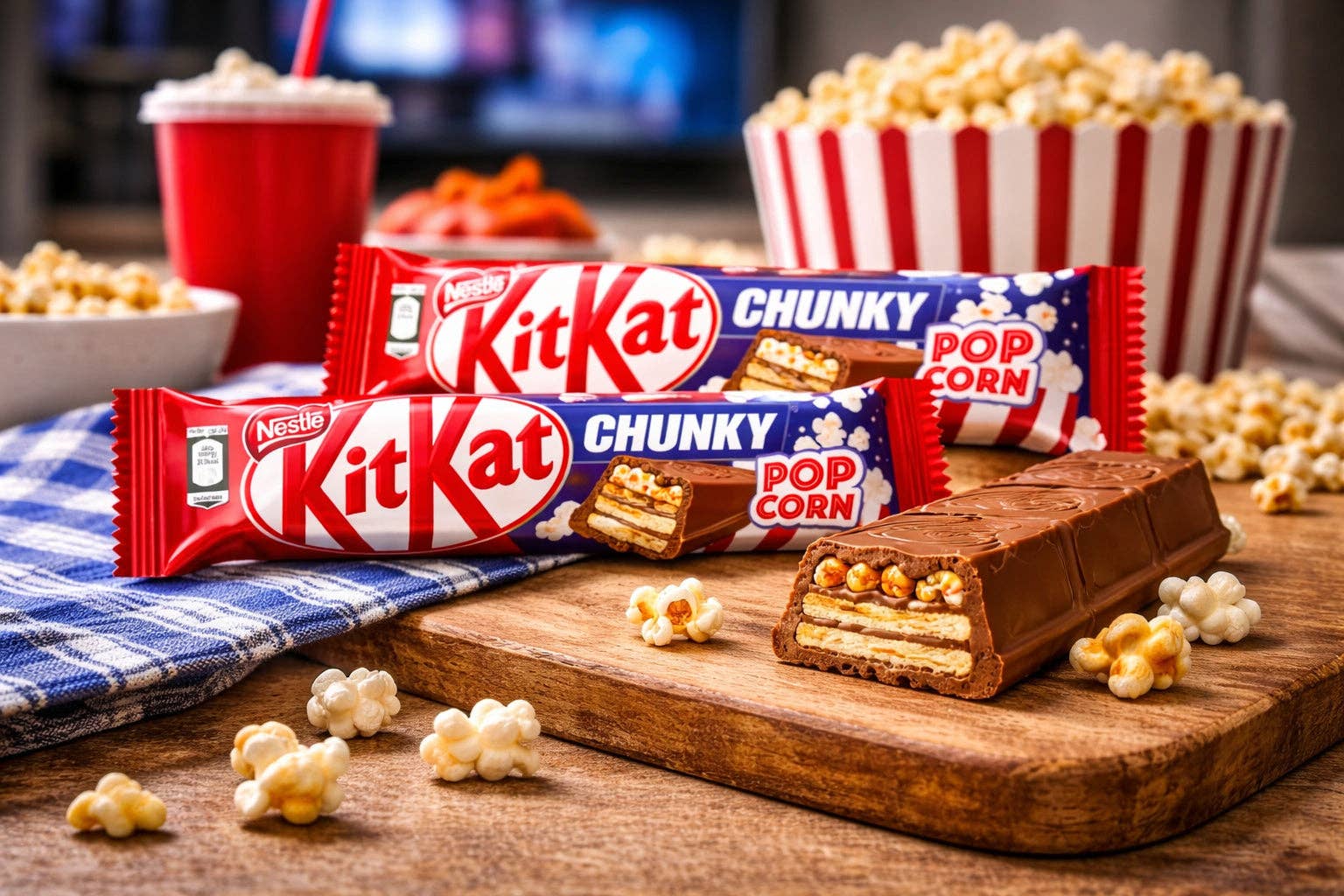 KitKat Chunky Popcorn (40.5g) (24ct) - UAE