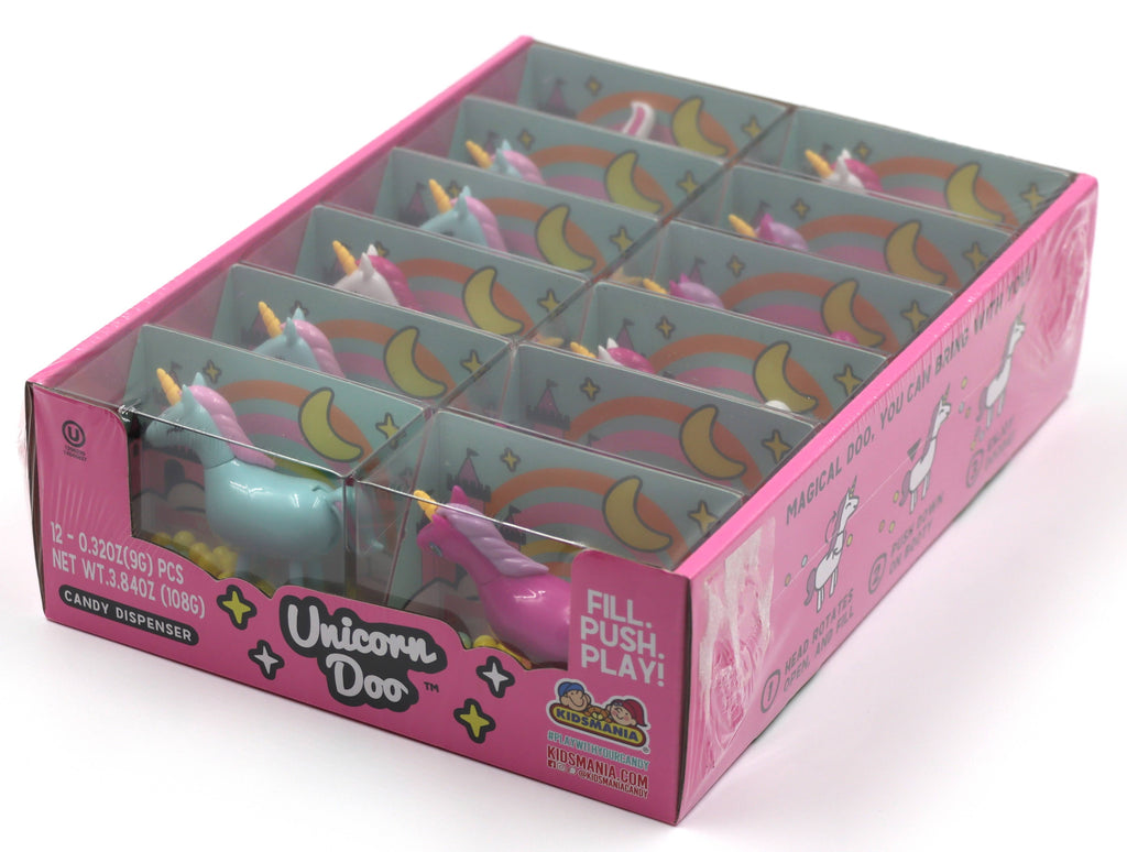 Kidsmania Unicorn Doo Candy Dispenser, 12ct