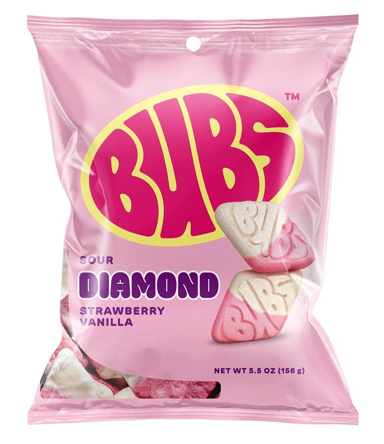 Bubs Combo 5.5oz Bag Display 4 flavors 8ea, 32ct