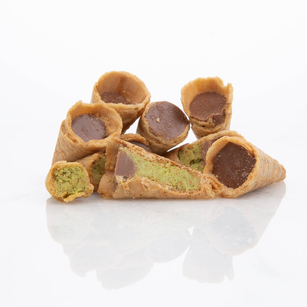 Dubai Chocolate Bite Size Mini Cones  - 12 units in 1 Case