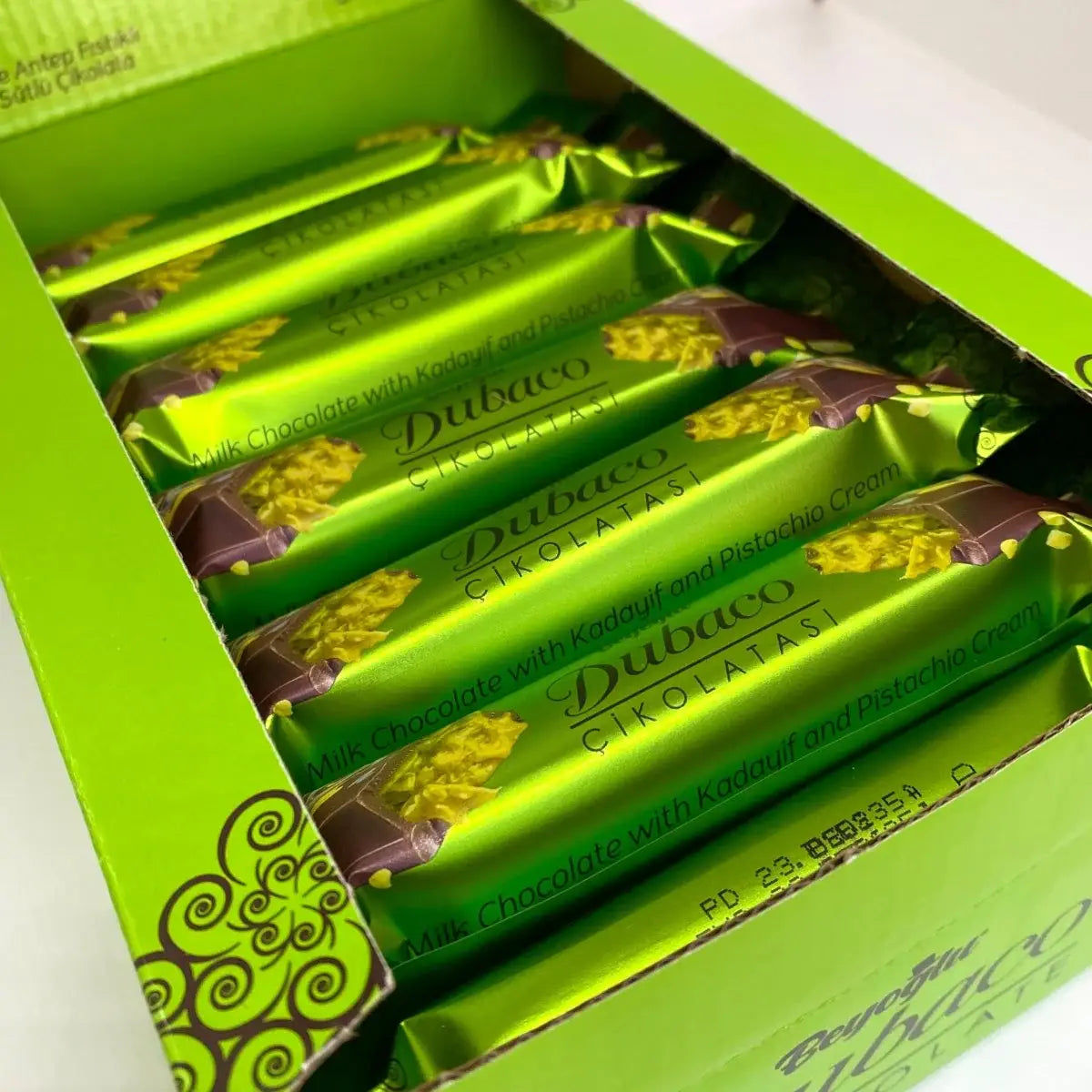 Carian Dubai Chocolate Bar Pistachio Viral Knafeh Chocolate