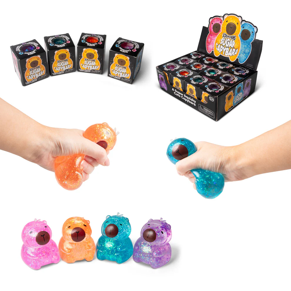 Scrunchems® Sugar Capybara Squishy Fidget Toy