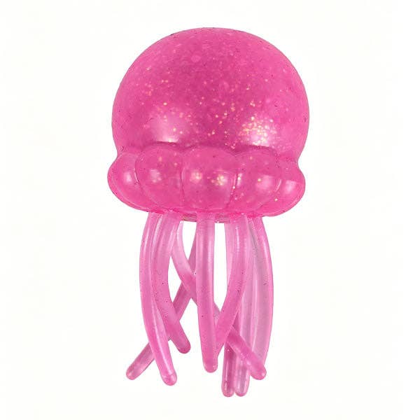 SugarSqueez Squishies® Maltose Jellyfish Glitter Fidget Stress Ball (1pc) Assorted Colors