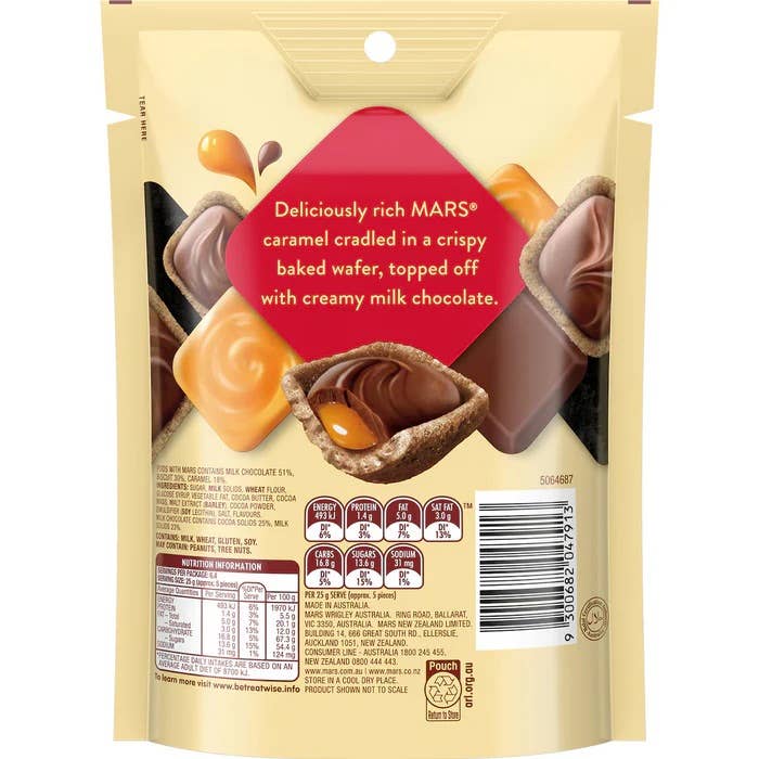 Australian Pods Mars Chocolate Snack & Share 5.64oz (160g)