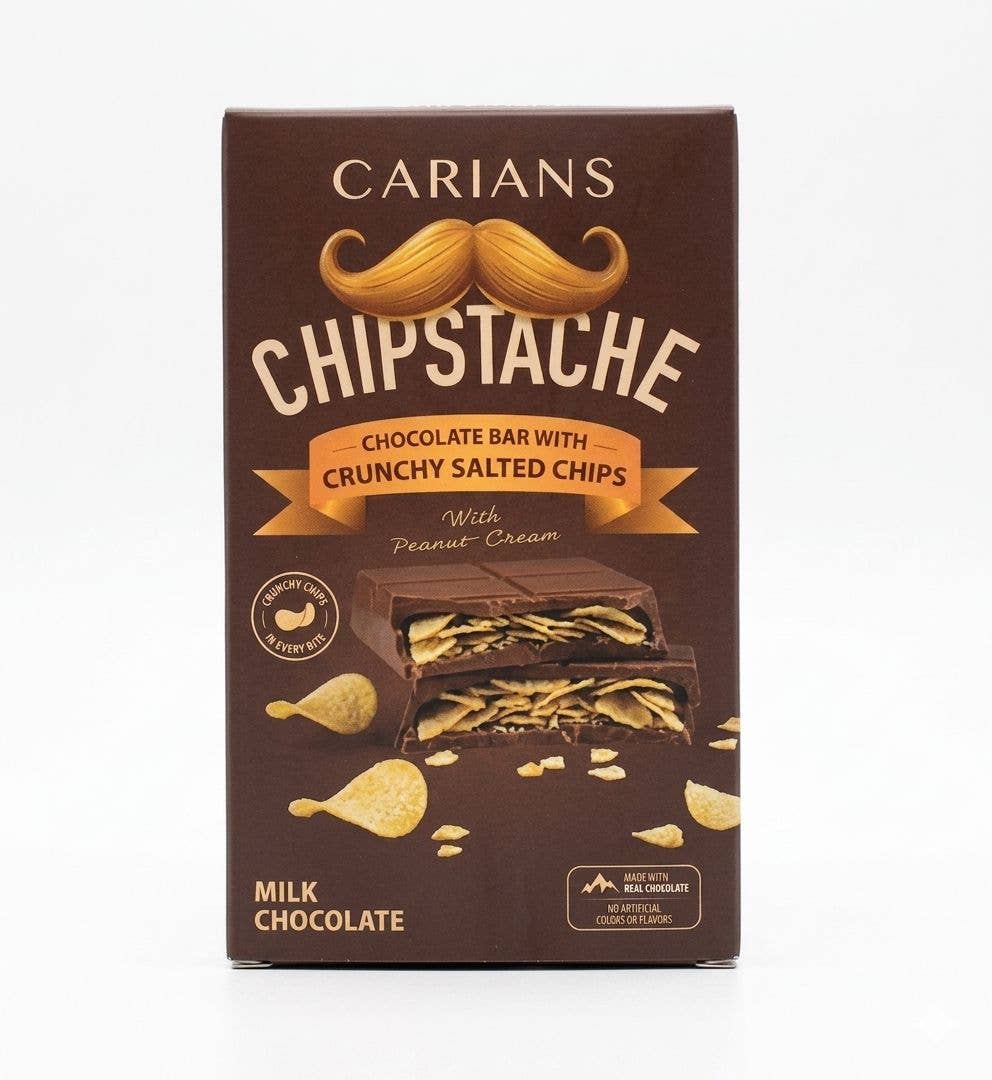 Chipstache Pringles Chips Chocolate Bar 4.6 oz (130g)