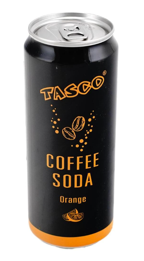 Tasco Coffee Soda Orange Flavor 330ml (Thailand)