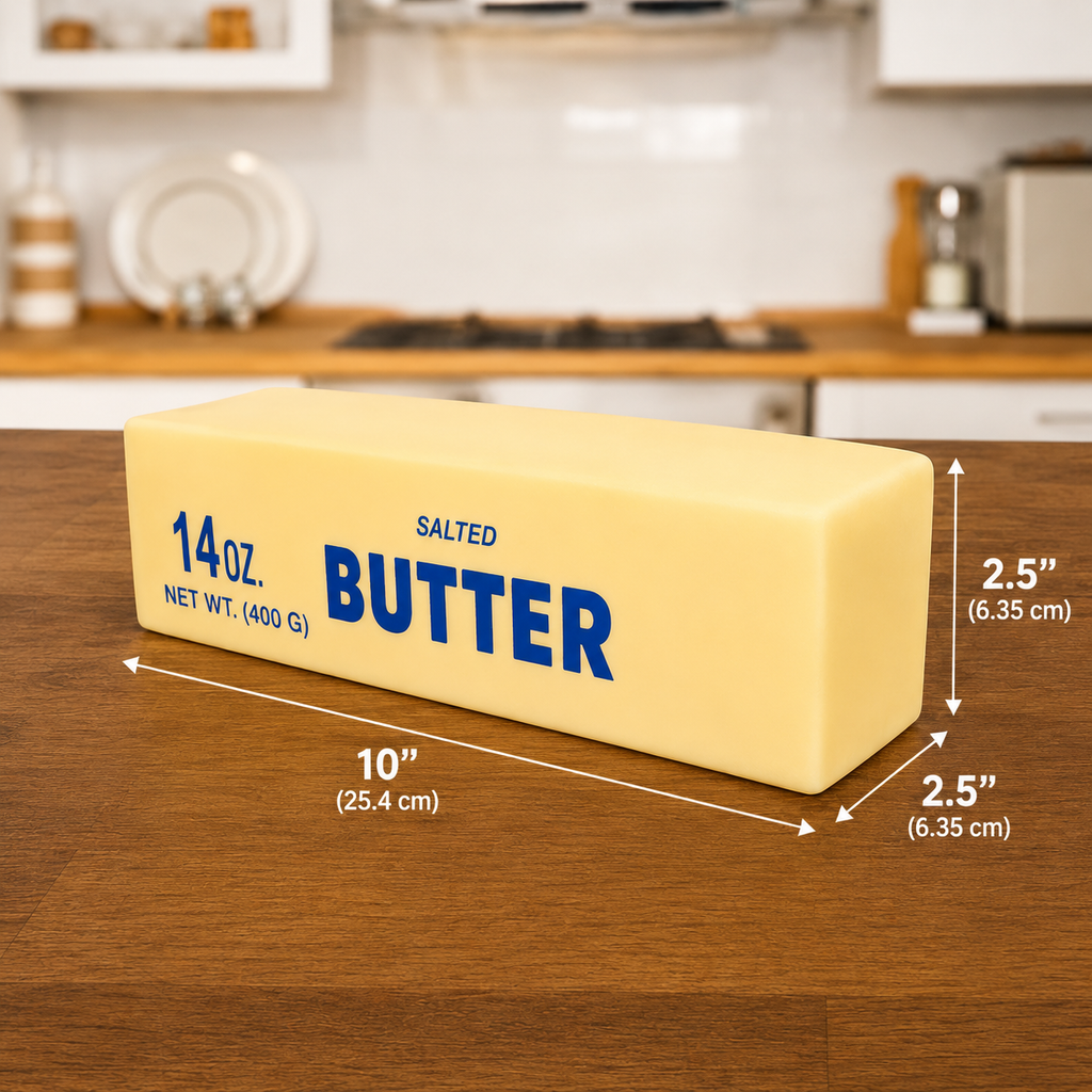 Giant Salted Butter Stick 10" Taba Squishy® Fidget Toy