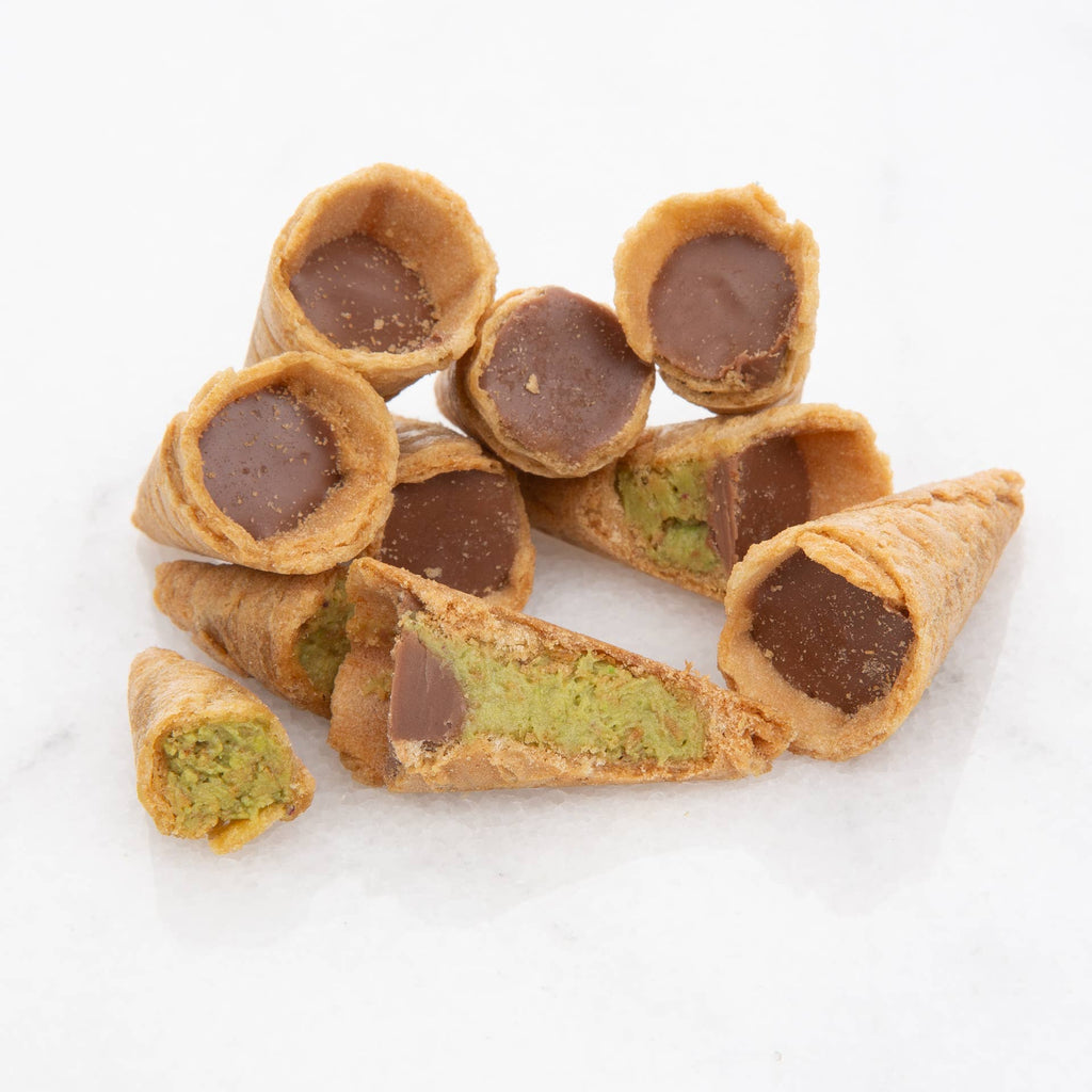Dubai Chocolate Bite Size Mini Cones  - 12 units in 1 Case